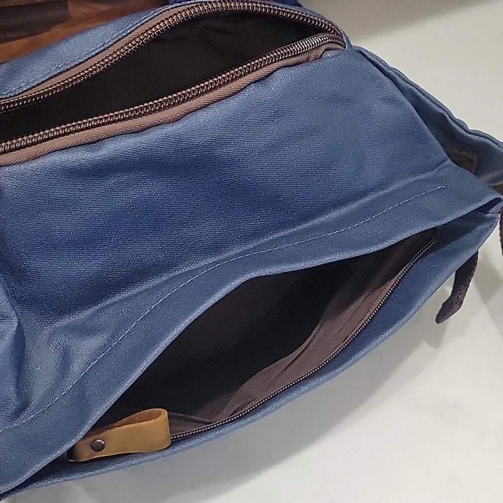 Blue Men's Sling Bag Crossbody Bag Traveler Bag